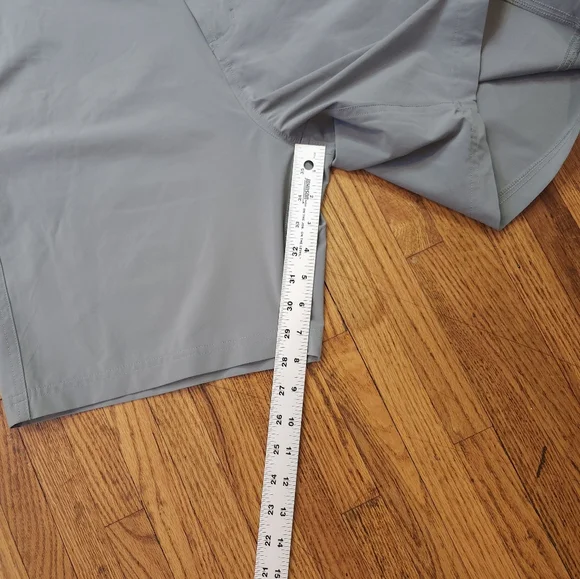 Free Fly Mens Shorts Size 34 Chino Performance Stretch Grey - Picture 4 of 7